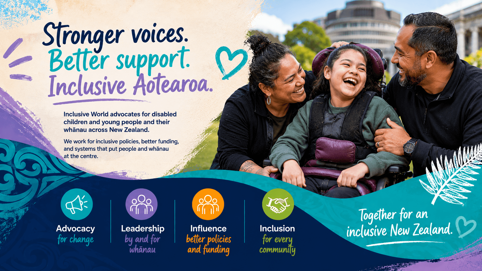 Stronger voices for inclusive New Zealand