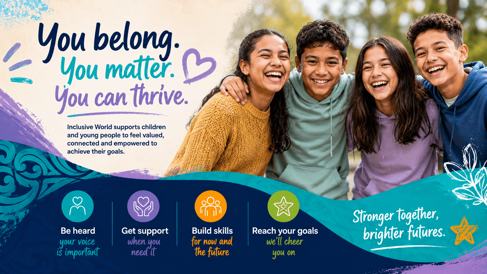 You belong, you matter, you thrive